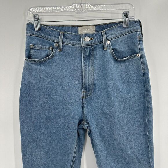 EVERLANE Womens The Original Cheeky Jeans High Rise Organic Cotton Size 29 Ankle - Picture 3 of 8